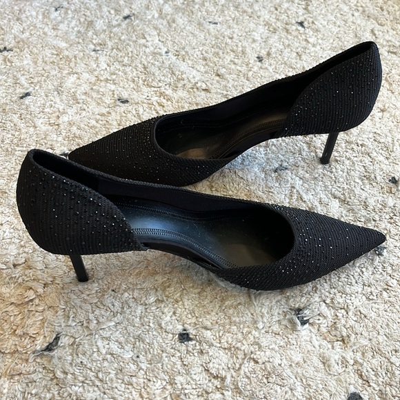 Black Zara sparkle heels - Picture 2 of 5